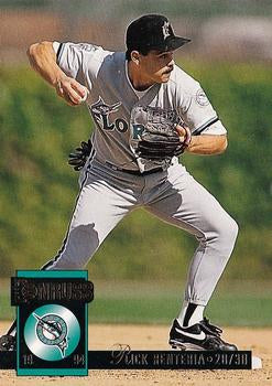 #499 Rick Renteria - Florida Marlins - 1994 Donruss Baseball