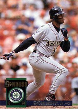 #4 Ken Griffey Jr. - Seattle Mariners - 1994 Donruss Baseball
