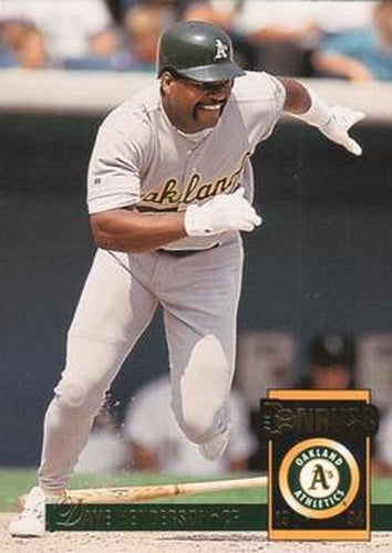 #513 Dave Henderson - Oakland Athletics - 1994 Donruss Baseball