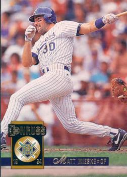 #522 Matt Mieske - Milwaukee Brewers - 1994 Donruss Baseball
