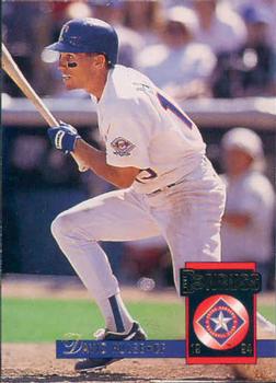 #560 David Hulse - Texas Rangers - 1994 Donruss Baseball