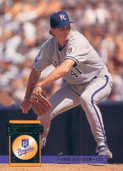 #562 John Habyan - Kansas City Royals - 1994 Donruss Baseball