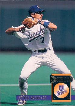 #595 Greg Gagne - Kansas City Royals - 1994 Donruss Baseball