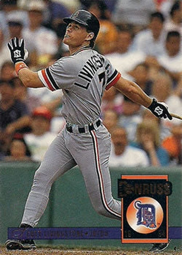 #597 Scott Livingstone - Detroit Tigers - 1994 Donruss Baseball