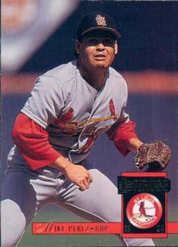 #599 Mike Perez - St. Louis Cardinals - 1994 Donruss Baseball