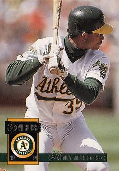 #602 Henry Mercedes - Oakland Athletics - 1994 Donruss Baseball