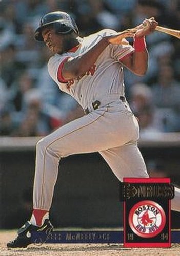 #609 Jeff McNeely - Boston Red Sox - 1994 Donruss Baseball