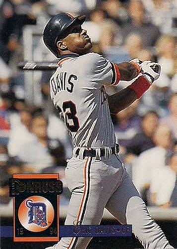 #618 Eric Davis - Detroit Tigers - 1994 Donruss Baseball