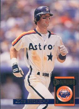#83 Luis Gonzalez - Houston Astros - 1994 Donruss Baseball