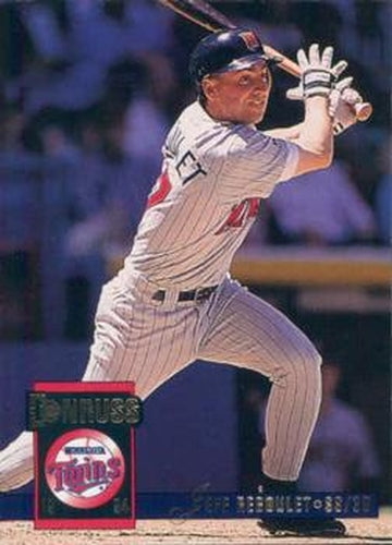 #85 Jeff Reboulet - Minnesota Twins - 1994 Donruss Baseball