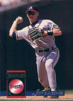 #88 Jeff Blauser - Atlanta Braves - 1994 Donruss Baseball