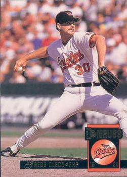 #8 Gregg Olson - Baltimore Orioles - 1994 Donruss Baseball