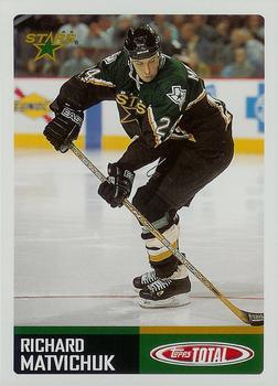 #324 Richard Matvichuk - Dallas Stars - 2002-03 Topps Total Hockey