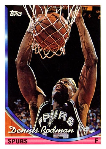 #324 Dennis Rodman - San Antonio Spurs - 1993-94 Topps Basketball