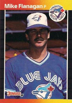 #324 Mike Flanagan - Toronto Blue Jays - 1989 Donruss Baseball