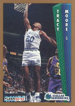 #324 Tracy Moore - Dallas Mavericks - 1992-93 Fleer Basketball