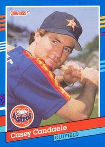 #324 Casey Candaele - Houston Astros - 1991 Donruss Baseball