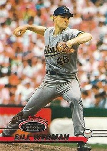 #324 Bill Wegman - Milwaukee Brewers - 1993 Stadium Club Baseball