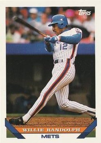 #324 Willie Randolph - New York Mets - 1993 Topps Baseball