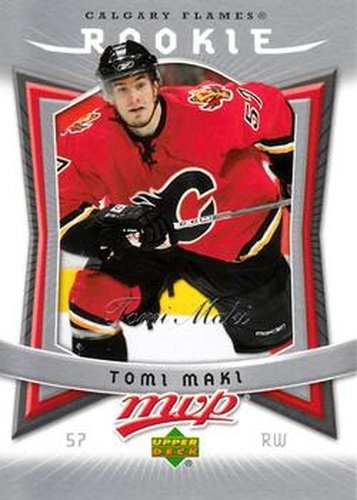 #324 Tomi Maki - Calgary Flames - 2007-08 Upper Deck MVP Hockey