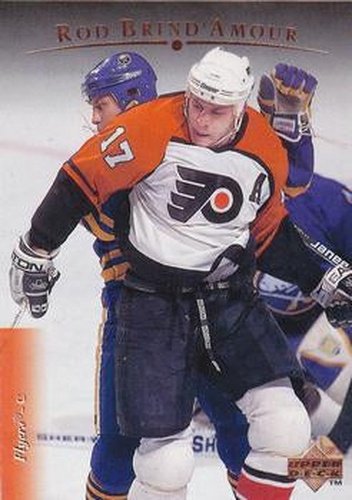#324 Rod Brind'Amour - Philadelphia Flyers - 1995-96 Upper Deck Hockey