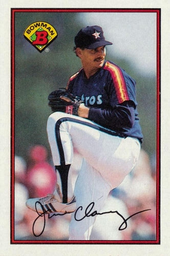 #324 Jim Clancy - Houston Astros - 1989 Bowman Baseball