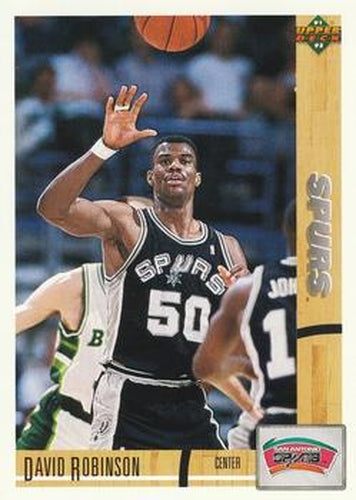 #324 David Robinson - San Antonio Spurs - 1991-92 Upper Deck Basketball