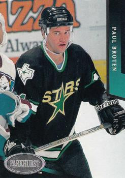 #324 Paul Broten - Dallas Stars - 1993-94 Parkhurst Hockey