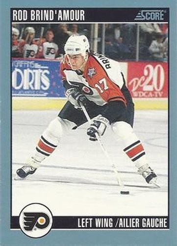 #324 Rod Brind'Amour - Philadelphia Flyers - 1992-93 Score Canadian Hockey