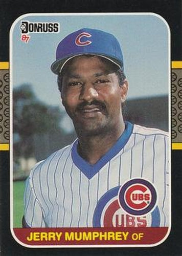 #324 Jerry Mumphrey - Chicago Cubs - 1987 Donruss Baseball