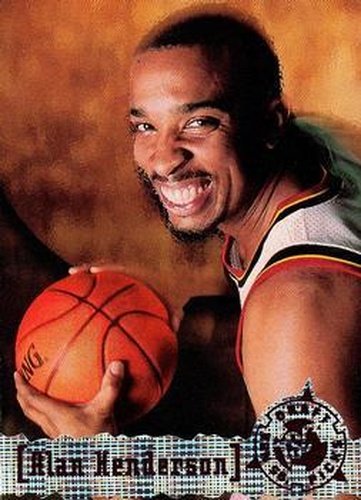 #324 Alan Henderson - Atlanta Hawks - 1995-96 Stadium Club Basketball