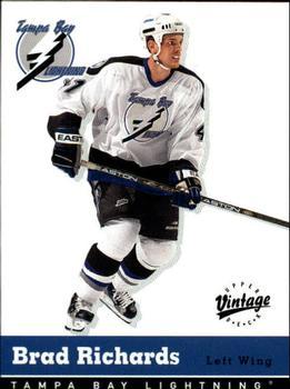 #324 Brad Richards - Tampa Bay Lightning - 2000-01 Upper Deck Vintage Hockey