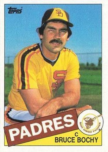 #324 Bruce Bochy - San Diego Padres - 1985 Topps Baseball