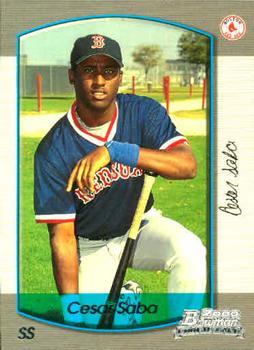 #324 Cesar Saba - Boston Red Sox - 2000 Bowman Baseball