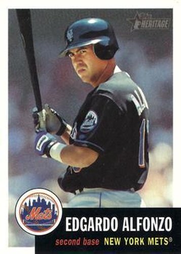 #324 Edgardo Alfonzo - New York Mets - 2002 Topps Heritage Baseball