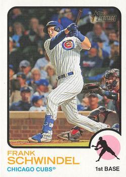 #324 Frank Schwindel - Chicago Cubs - 2022 Topps Heritage Baseball