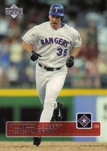 #324 Herbert Perry - Texas Rangers - 2003 Upper Deck Baseball