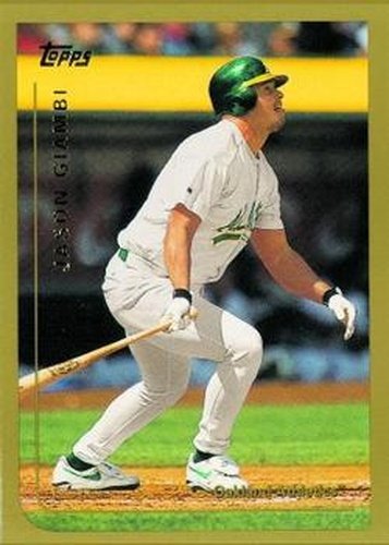 #324 Jason Giambi - Oakland Athletics - 1999 Topps Baseball
