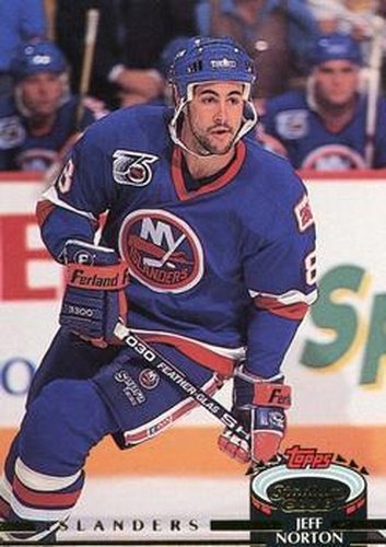 #324 Jeff Norton - New York Islanders - 1992-93 Stadium Club Hockey