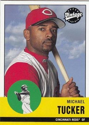 #324 Michael Tucker - Cincinnati Reds - 2001 Upper Deck Vintage Baseball