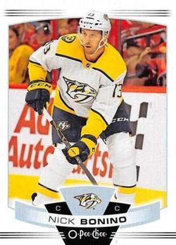 #324 Nick Bonino - Nashville Predators - 2019-20 O-Pee-Chee Hockey
