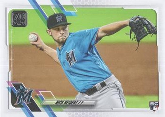 #324 Nick Neidert - Miami Marlins - 2021 Topps Baseball