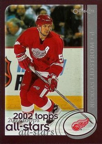 #324 Nicklas Lidstrom - Detroit Red Wings - 2002-03 O-Pee-Chee Hockey