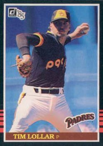 #324 Tim Lollar - San Diego Padres - 1985 Donruss Baseball