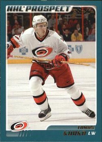 #324 Tomas Kurka - Carolina Hurricanes - 2003-04 Topps Hockey