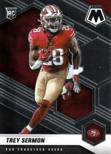 #324 Trey Sermon - San Francisco 49ers - 2021 Panini Mosaic Football