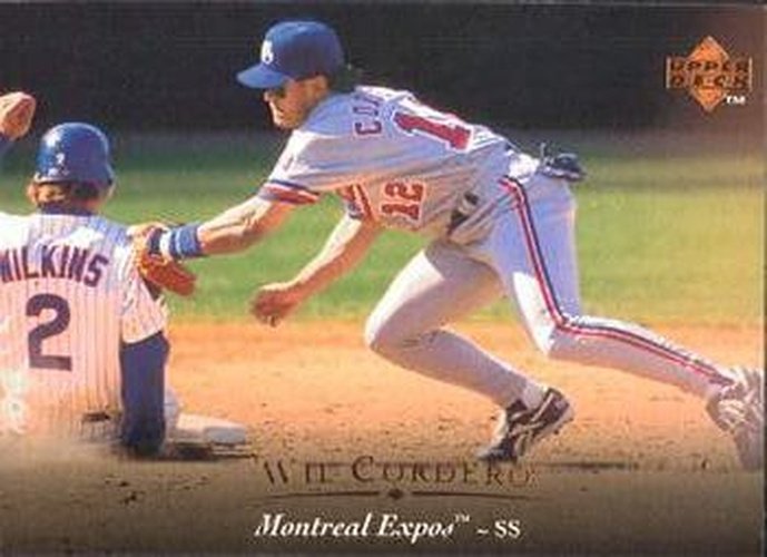 #324 Wil Cordero - Montreal Expos - 1995 Upper Deck Baseball