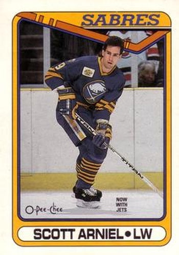 #324 Scott Arniel - Buffalo Sabres - 1990-91 O-Pee-Chee Hockey