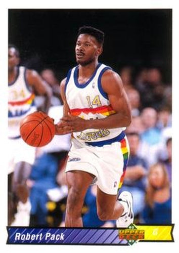 #324 Robert Pack - Denver Nuggets - 1992-93 Upper Deck Basketball