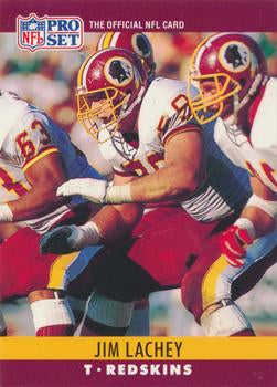 #324 Jim Lachey - Washington Redskins - 1990 Pro Set Football